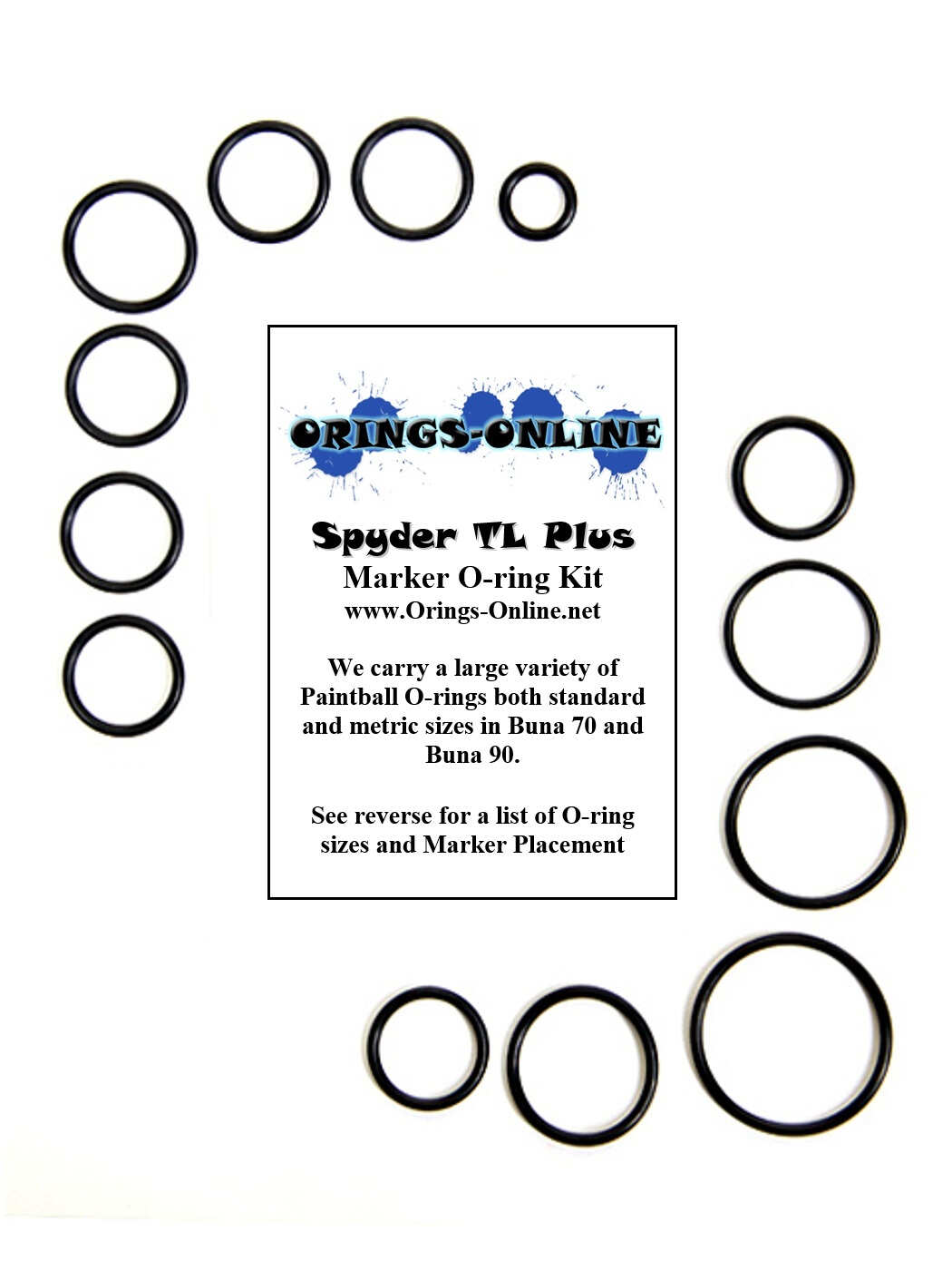 Spyder TL Plus Marker O-ring Kit